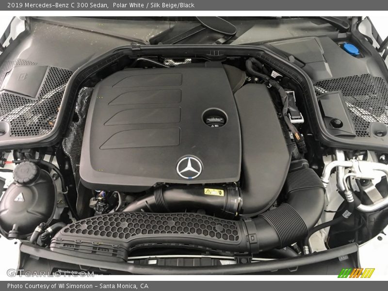 Polar White / Silk Beige/Black 2019 Mercedes-Benz C 300 Sedan