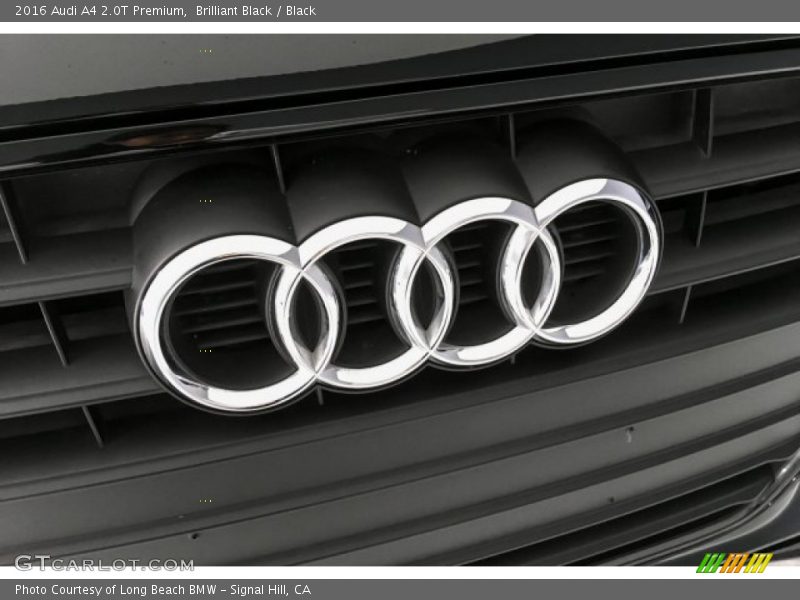 Brilliant Black / Black 2016 Audi A4 2.0T Premium