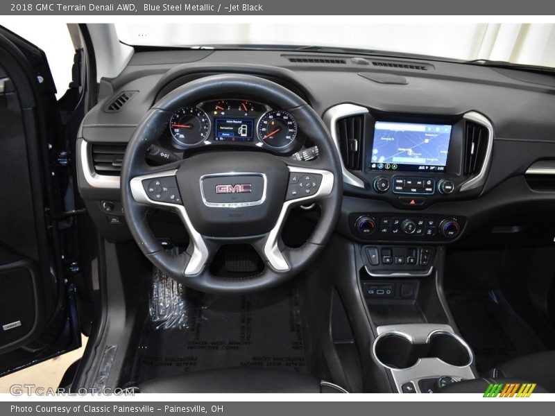 Blue Steel Metallic / ­Jet Black 2018 GMC Terrain Denali AWD