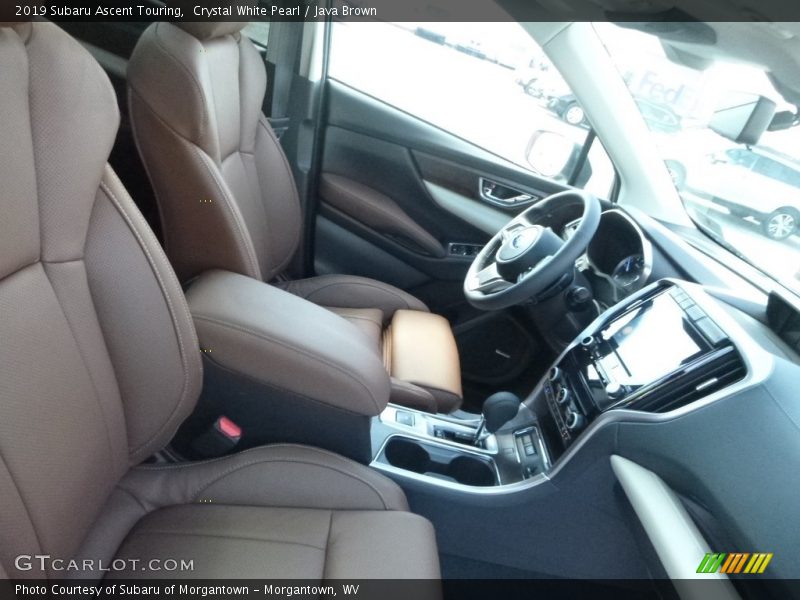 Crystal White Pearl / Java Brown 2019 Subaru Ascent Touring