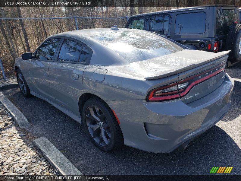 Destroyer Gray / Black 2019 Dodge Charger GT