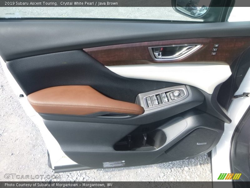 Crystal White Pearl / Java Brown 2019 Subaru Ascent Touring