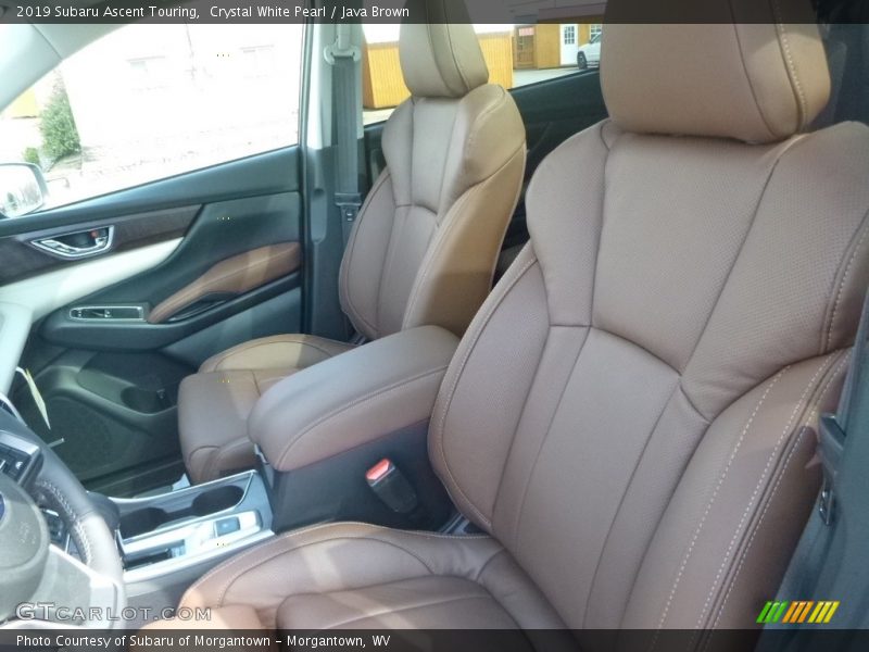 Crystal White Pearl / Java Brown 2019 Subaru Ascent Touring