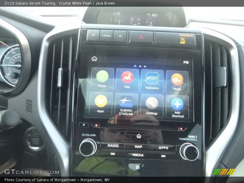 Crystal White Pearl / Java Brown 2019 Subaru Ascent Touring