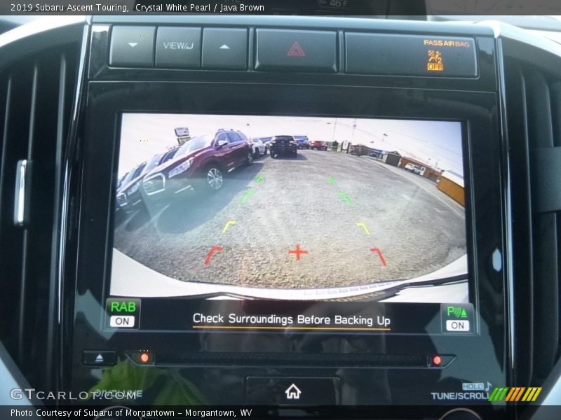 Crystal White Pearl / Java Brown 2019 Subaru Ascent Touring