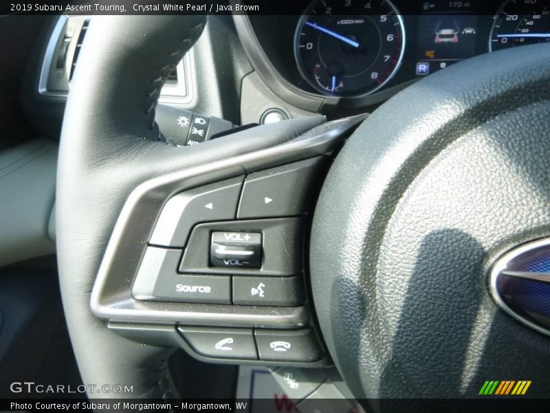 Crystal White Pearl / Java Brown 2019 Subaru Ascent Touring