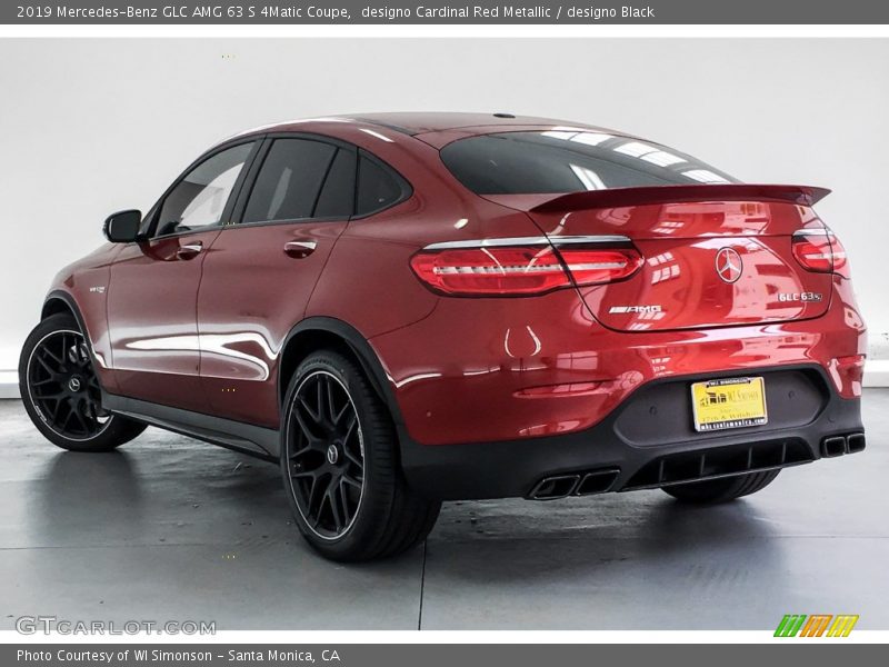 designo Cardinal Red Metallic / designo Black 2019 Mercedes-Benz GLC AMG 63 S 4Matic Coupe