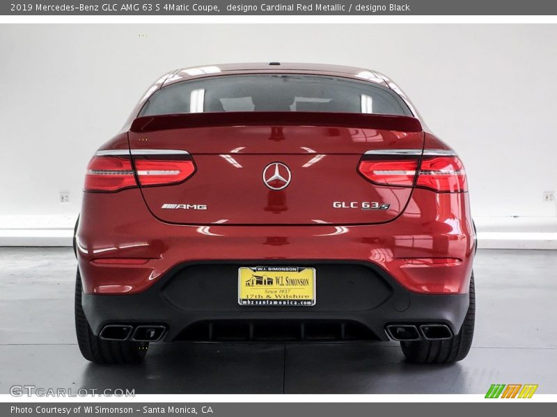 designo Cardinal Red Metallic / designo Black 2019 Mercedes-Benz GLC AMG 63 S 4Matic Coupe