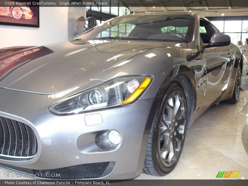 Grigio Alfieri (Silver) / Nero 2008 Maserati GranTurismo