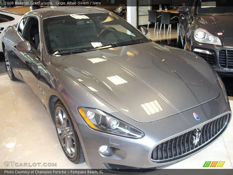 Grigio Alfieri (Silver) / Nero 2008 Maserati GranTurismo