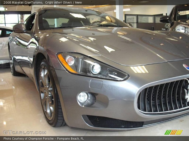 Grigio Alfieri (Silver) / Nero 2008 Maserati GranTurismo