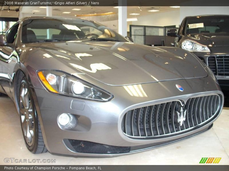 Grigio Alfieri (Silver) / Nero 2008 Maserati GranTurismo
