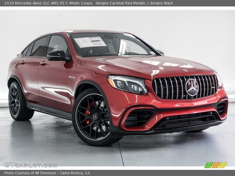 designo Cardinal Red Metallic / designo Black 2019 Mercedes-Benz GLC AMG 63 S 4Matic Coupe