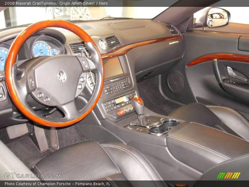 Grigio Alfieri (Silver) / Nero 2008 Maserati GranTurismo