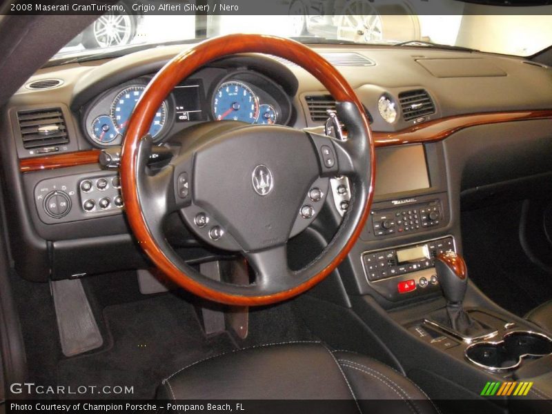 Grigio Alfieri (Silver) / Nero 2008 Maserati GranTurismo