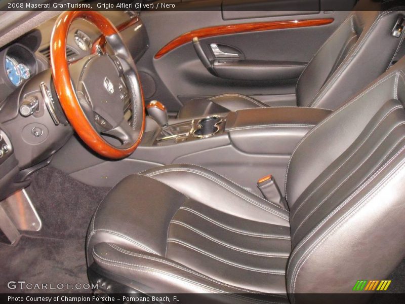Grigio Alfieri (Silver) / Nero 2008 Maserati GranTurismo