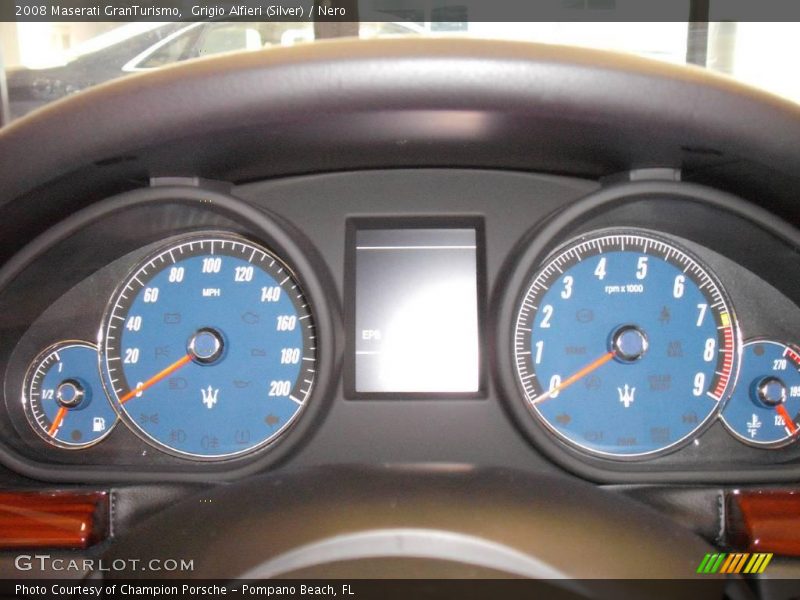 Grigio Alfieri (Silver) / Nero 2008 Maserati GranTurismo