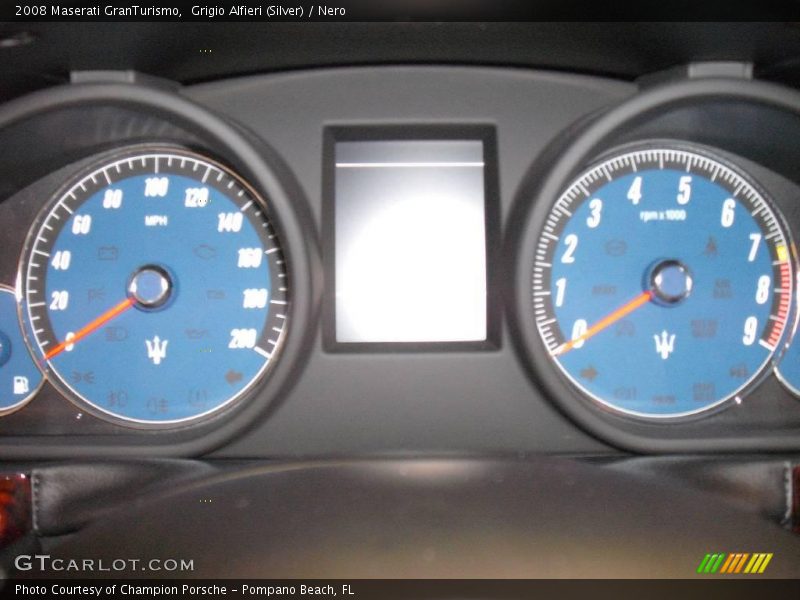 Grigio Alfieri (Silver) / Nero 2008 Maserati GranTurismo