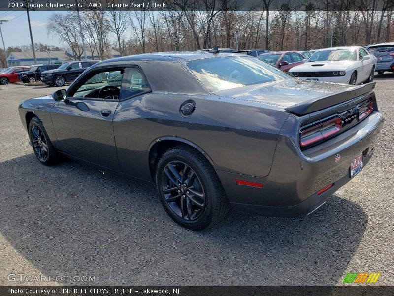 Granite Pearl / Black 2019 Dodge Challenger GT AWD