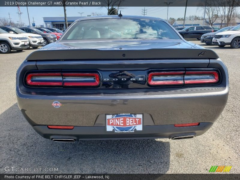 Granite Pearl / Black 2019 Dodge Challenger GT AWD