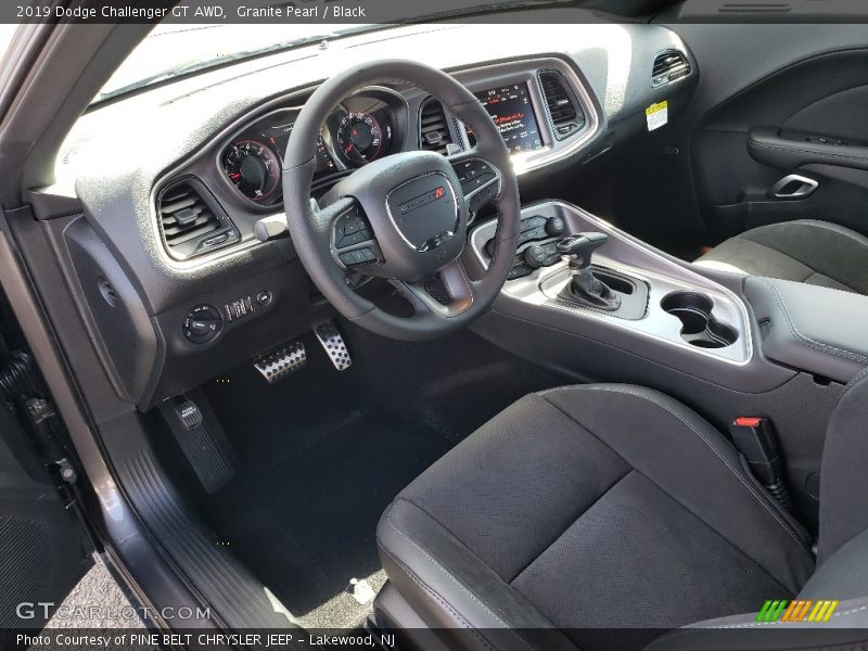 Granite Pearl / Black 2019 Dodge Challenger GT AWD