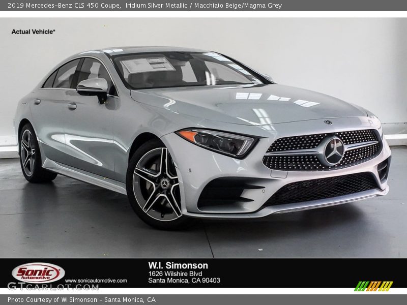 Iridium Silver Metallic / Macchiato Beige/Magma Grey 2019 Mercedes-Benz CLS 450 Coupe