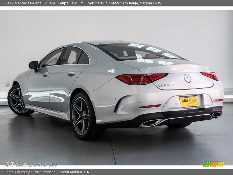 Iridium Silver Metallic / Macchiato Beige/Magma Grey 2019 Mercedes-Benz CLS 450 Coupe