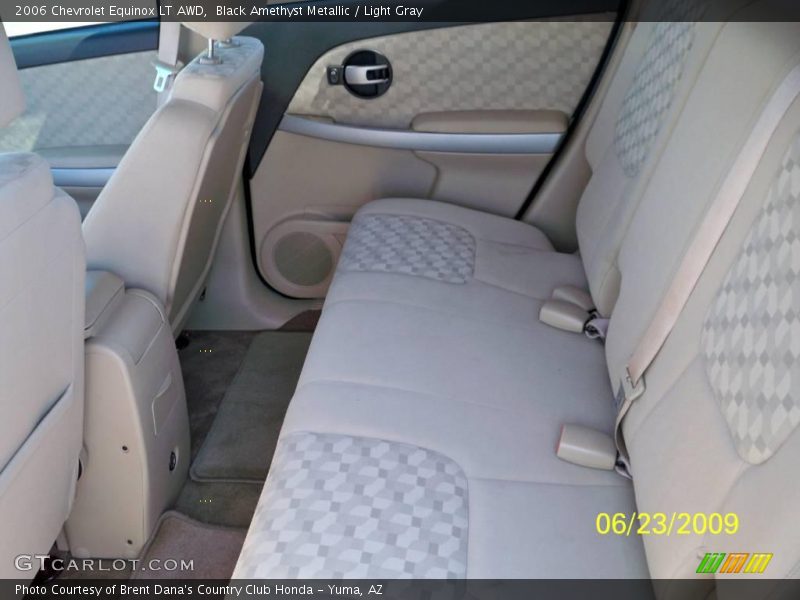 Black Amethyst Metallic / Light Gray 2006 Chevrolet Equinox LT AWD