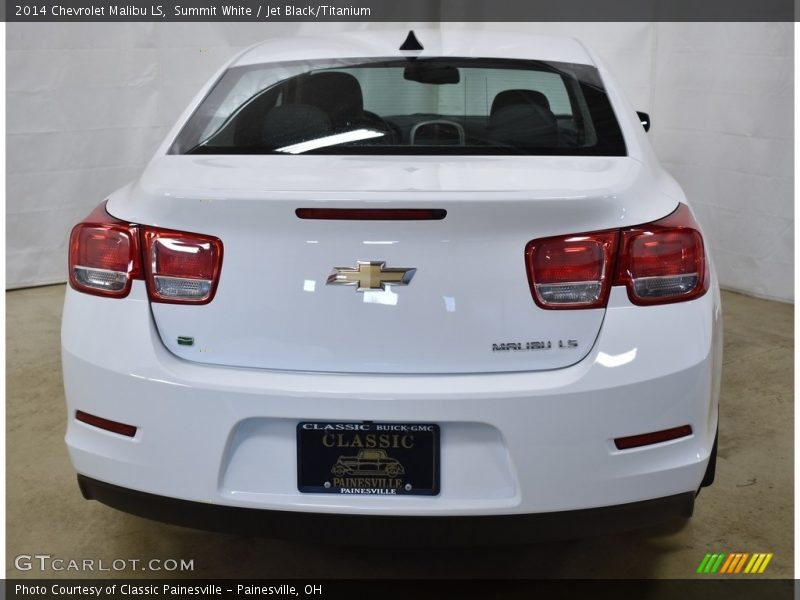 Summit White / Jet Black/Titanium 2014 Chevrolet Malibu LS