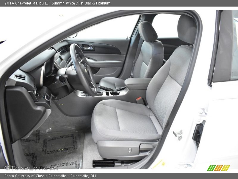 Summit White / Jet Black/Titanium 2014 Chevrolet Malibu LS