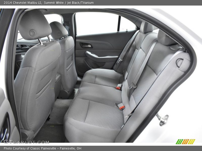 Summit White / Jet Black/Titanium 2014 Chevrolet Malibu LS