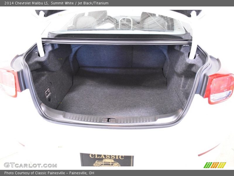 Summit White / Jet Black/Titanium 2014 Chevrolet Malibu LS