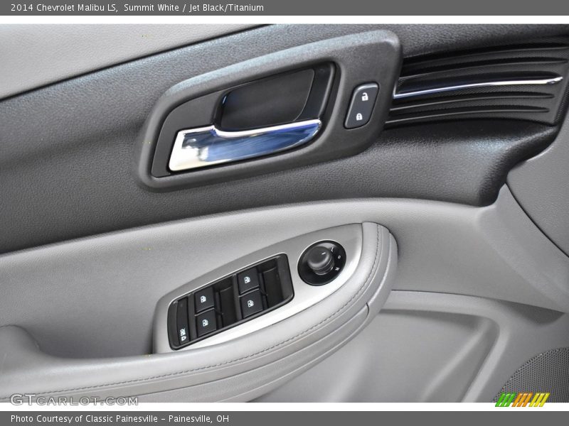 Summit White / Jet Black/Titanium 2014 Chevrolet Malibu LS