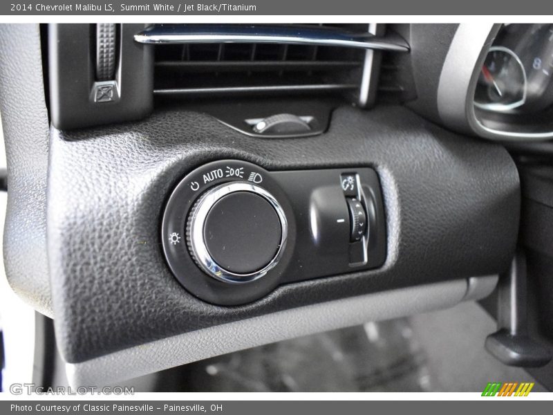 Summit White / Jet Black/Titanium 2014 Chevrolet Malibu LS