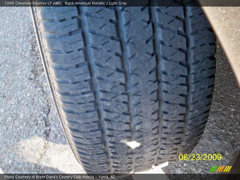 Black Amethyst Metallic / Light Gray 2006 Chevrolet Equinox LT AWD