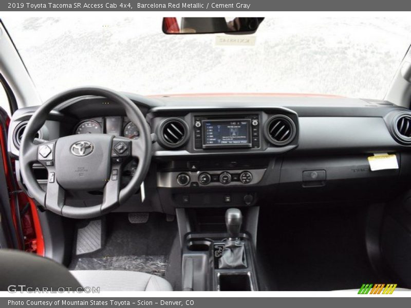 Barcelona Red Metallic / Cement Gray 2019 Toyota Tacoma SR Access Cab 4x4