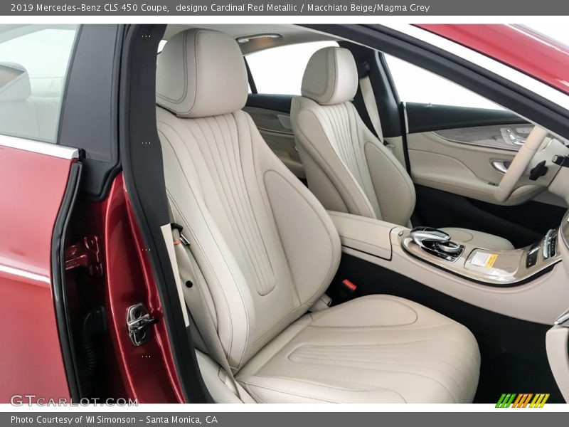 designo Cardinal Red Metallic / Macchiato Beige/Magma Grey 2019 Mercedes-Benz CLS 450 Coupe