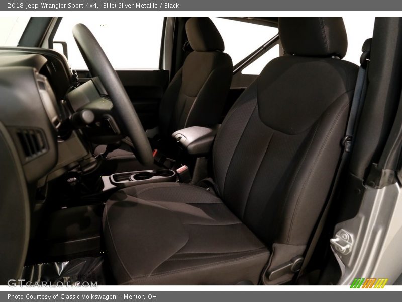 Billet Silver Metallic / Black 2018 Jeep Wrangler Sport 4x4