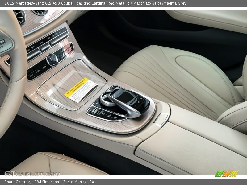 designo Cardinal Red Metallic / Macchiato Beige/Magma Grey 2019 Mercedes-Benz CLS 450 Coupe