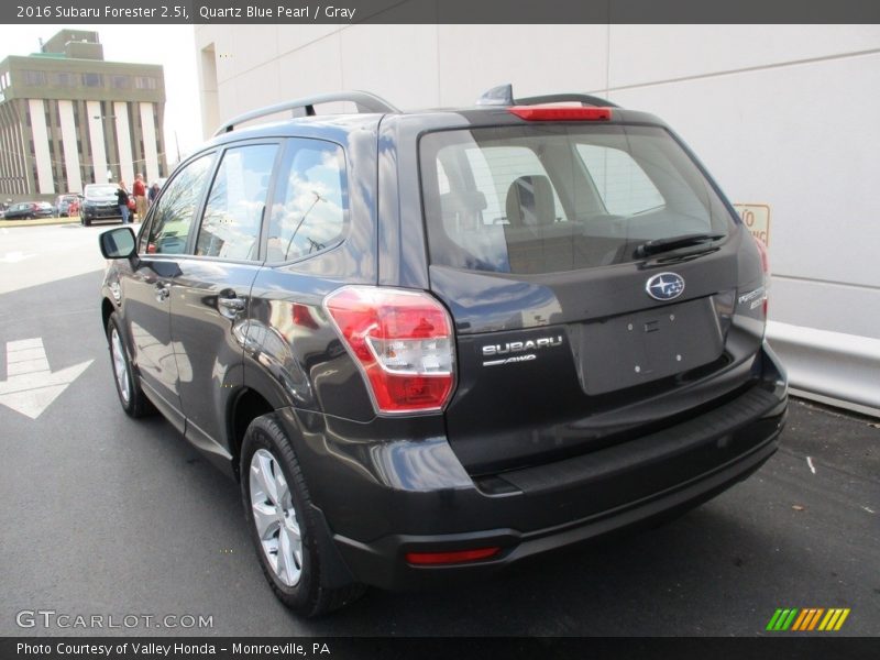 Quartz Blue Pearl / Gray 2016 Subaru Forester 2.5i
