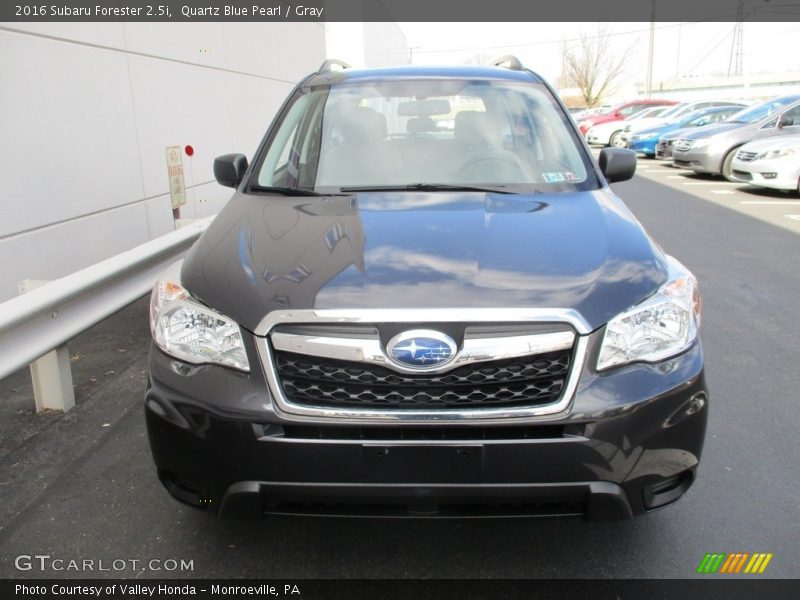 Quartz Blue Pearl / Gray 2016 Subaru Forester 2.5i