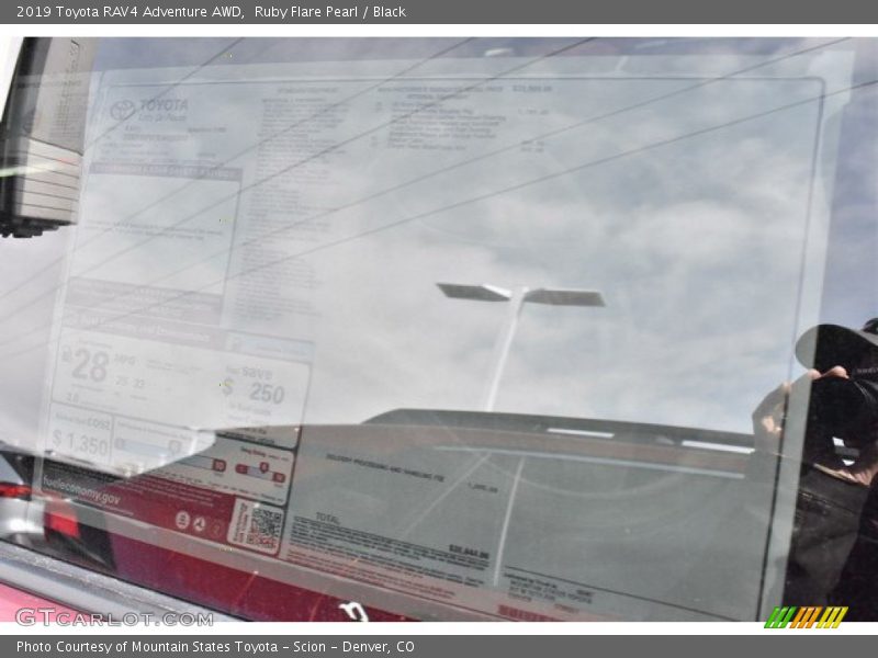 Ruby Flare Pearl / Black 2019 Toyota RAV4 Adventure AWD