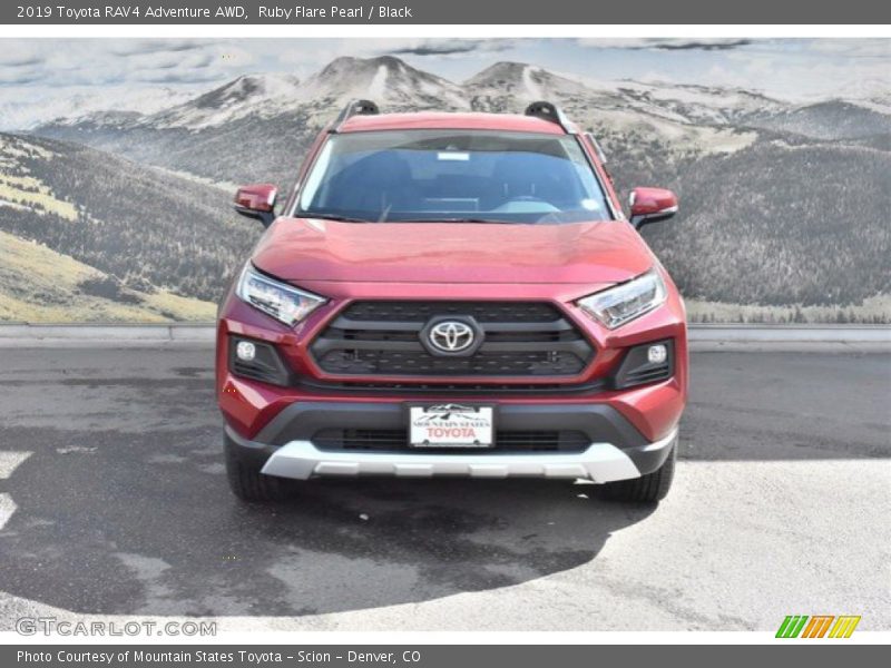 Ruby Flare Pearl / Black 2019 Toyota RAV4 Adventure AWD
