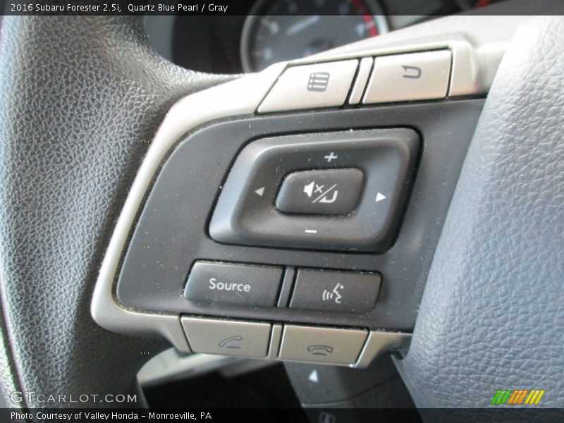 Quartz Blue Pearl / Gray 2016 Subaru Forester 2.5i