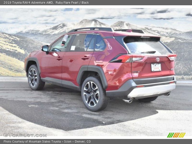 Ruby Flare Pearl / Black 2019 Toyota RAV4 Adventure AWD