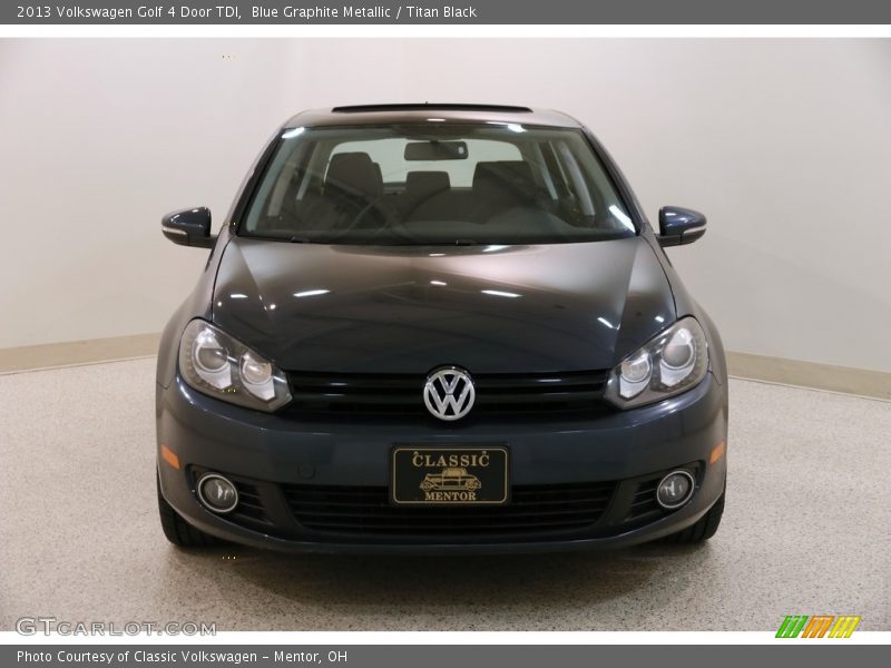 Blue Graphite Metallic / Titan Black 2013 Volkswagen Golf 4 Door TDI