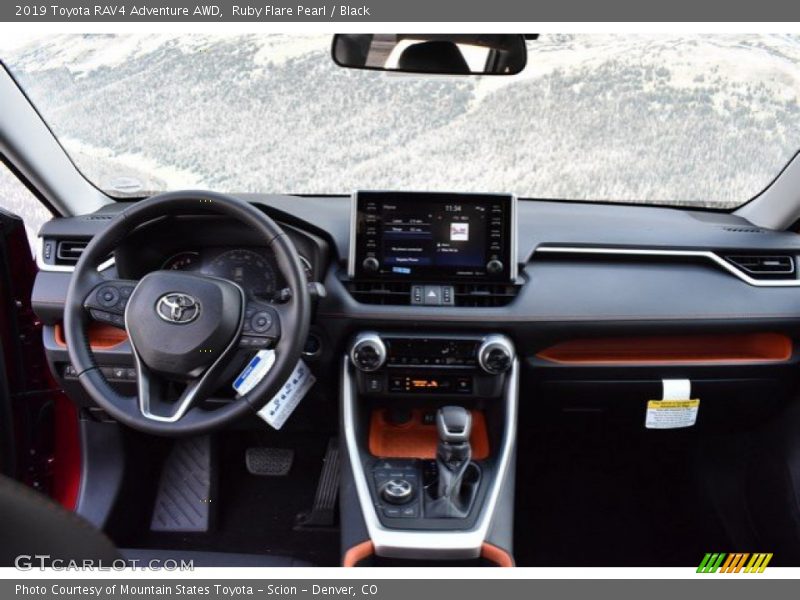 Ruby Flare Pearl / Black 2019 Toyota RAV4 Adventure AWD