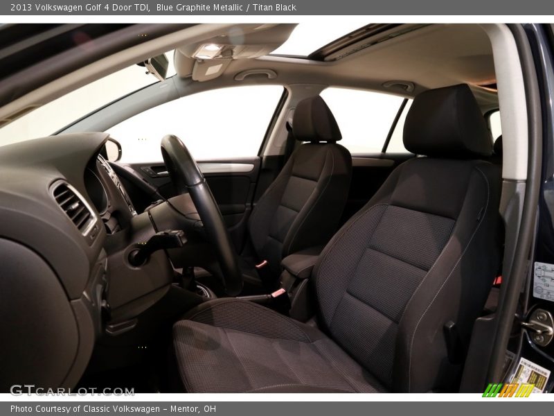 Blue Graphite Metallic / Titan Black 2013 Volkswagen Golf 4 Door TDI