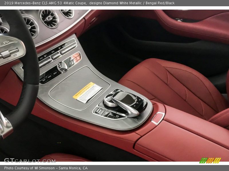 designo Diamond White Metallic / Bengal Red/Black 2019 Mercedes-Benz CLS AMG 53 4Matic Coupe