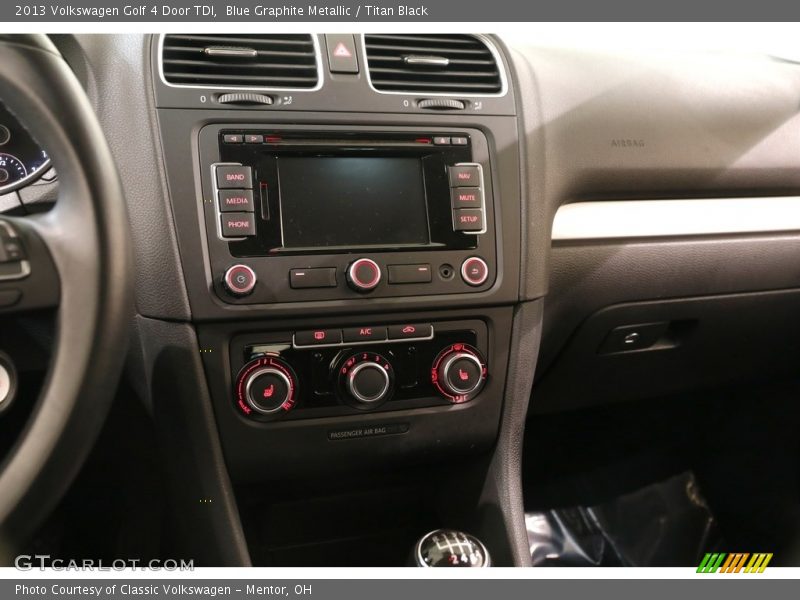 Blue Graphite Metallic / Titan Black 2013 Volkswagen Golf 4 Door TDI
